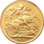 24 - K gold plated British Coins copy 1891