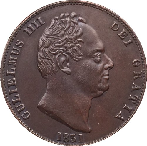 UK 1831 coin copy 28mm