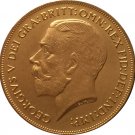 24 - K gold plated 1911 United Kingdom 2 Pounds-George V copy coins 24 - K gold plated 1911 United Kingdom 2 Pounds-George V copy coins