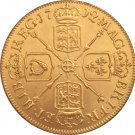 24 - K gold plated 1712 United Kingdom 1 Guinea - Anne coins copy 24 - K gold plated 1712 United Kingdom 1 Guinea - Anne coins copy