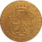 24 - K gold plated 1759 United Kingdom 1 Guinea- George II coins copy 24 - K gold plated 1759 United Kingdom 1 Guinea- George II coins copy