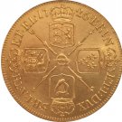 24 - K gold plated 1726 United Kingdom 1 Guinea- George I coins copy