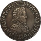 1618 Franc buste au col fraise - Louis XIII coins