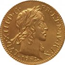 24 - K gold plated 1642 France Louis XIII coins copy 24 - K gold plated 1642 France Louis XIII coins copy