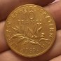 1969 10F FRANCE COIN COPY 23MM