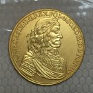 24-k Gpld-Plated 1660 Poland coins COPY 42mm
