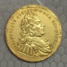 24-k Gold-Plated 1697 Poland coins COPY 27.6mm