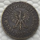Poland 1957 COIN COPY 25mm