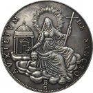 Italy 1829 1 Scudo copy coins 41MM