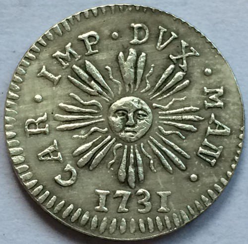 Italy 1 Soldo Charles IV 1731 copy coins