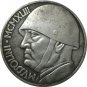 1943 Italy 20 Lire coins COPY 35.5MM