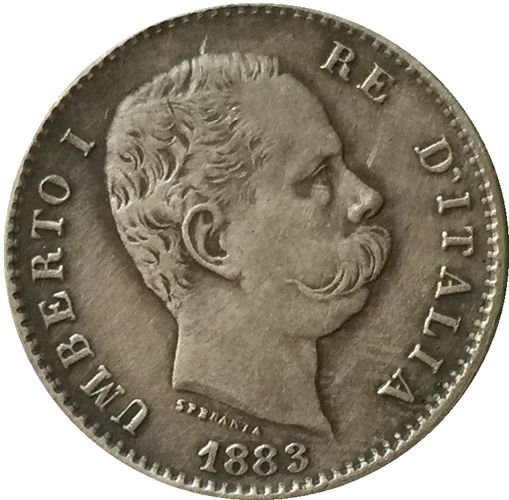 1883 Italy 1 lire COINS COPY