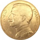 1912 Italy 50 Lire coins COPY 28MM
