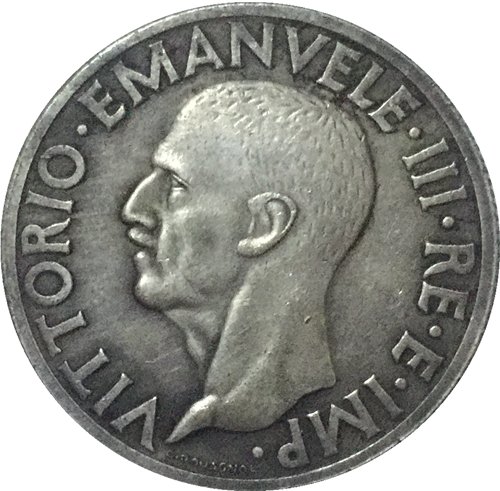 1936 Italy 1 Lire coins COPY