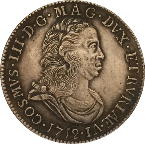 1712 Italy 1 Tollero - Cosimo III coins copy