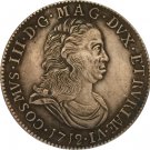 1712 Italy 1 Tollero - Cosimo III coins copy