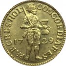 Netherlands 1729 1 Dukaat copy coin 21.8MM