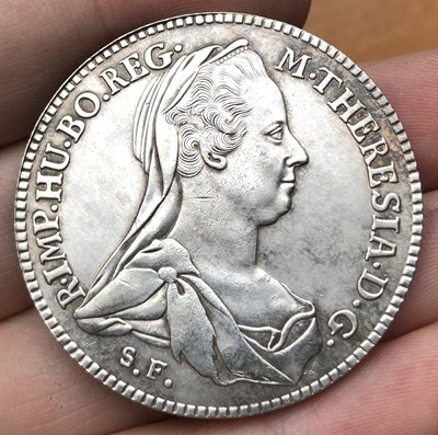 1780 Austria 1 Konventionsthaler coins 41MM