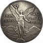 1921 Mexico 2 PEsos coins COPY 39mm