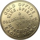 Australia 1857 1 Penny copy coin 34MM