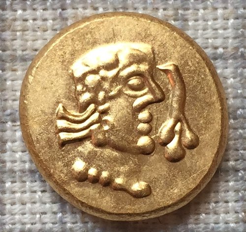 24-K gold plated 620-640 years coin COPY