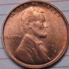1944-D OVER S Lincoln Penny Coins Copy 95% coper