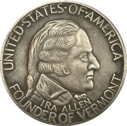 1927 United States Half Dollar (Vermont Sesquicentennial) coins COPY 30.6MM