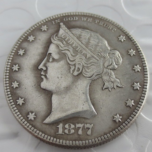 US 1877 Sailor Head Half Dollar Patterns copy coin