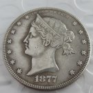 US 1877 Sailor Head Half Dollar Patterns copy coin US 1877 Sailor Head Half Dollar Patterns copy coin