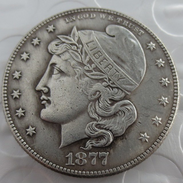 US 1877 Phrygian Capped Half Dollar Patterns copy coin