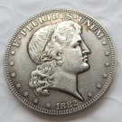 US 1882 Shield Earring Half Dollar Patterns copy coin