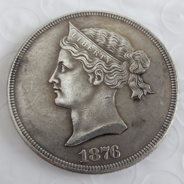 US 1876 Sailor Head Dollar Patterns copy coin