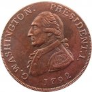 1792 Washington Grate One Penny Copy Coin 1792 Washington Grate One Penny Copy Coin