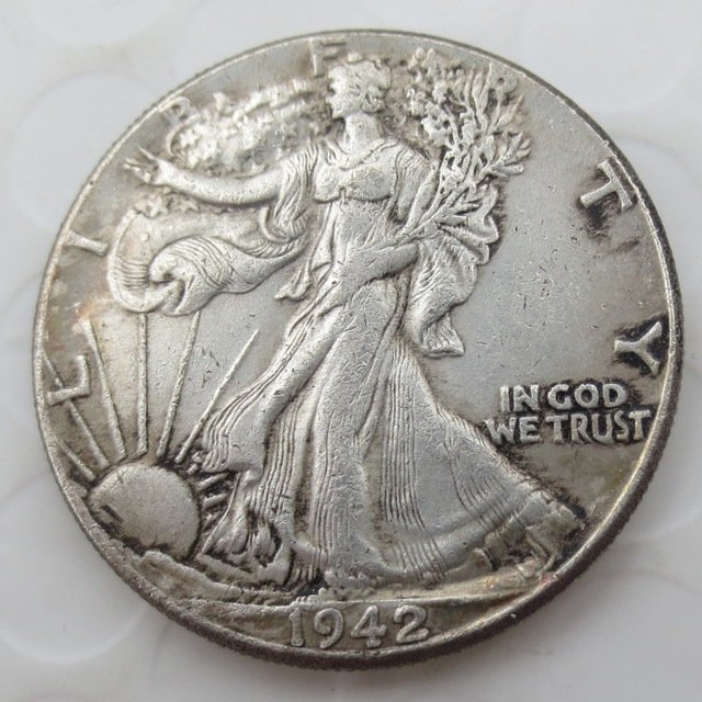 1942-D Walking Liberty Half Dollar COIN COPY