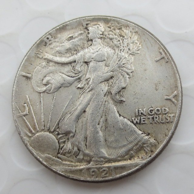 1921-D Walking Liberty Half Dollar COIN COPY