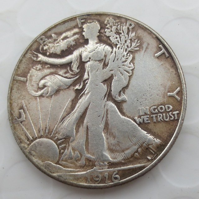 1916-D Walking Liberty Half Dollar COIN COPY