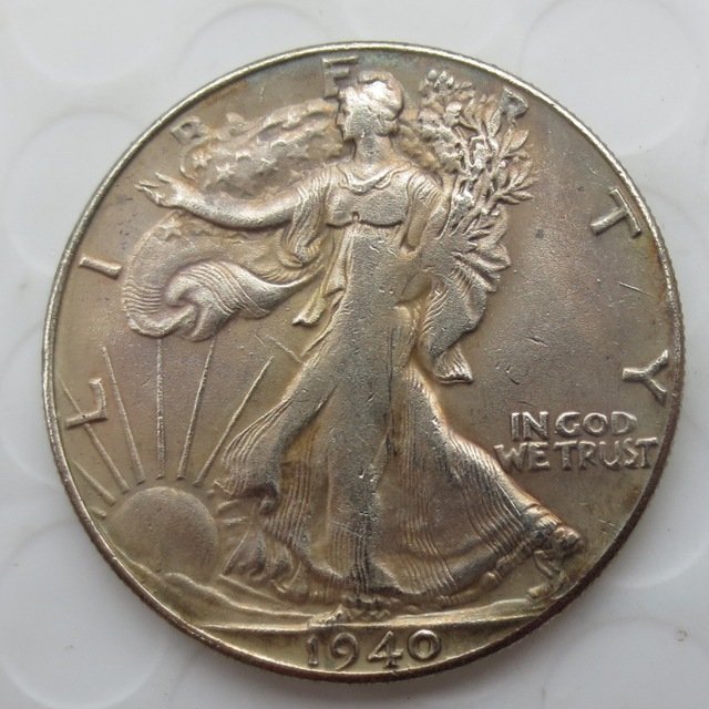 1940-p Walking Liberty Half Dollar COIN COPY