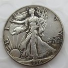 1916-p Walking Liberty Half Dollar COIN COPY