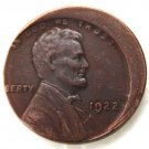 Lincoln One Cent 1922 Error with An Off Center Error Rare Copy Coins Lincoln One Cent 1922 Error with An Off Center Error Rare Copy Coins
