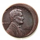 Lincoln One Cent 1909SVDB Error with An Off Center Error Rare Copy Coins
