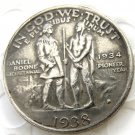 1938D Daniel Boone Bicentennial commemorate half dollar copy coin