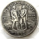 1937S Daniel Boone Bicentennial Commemorate Half Dollar Copy Coin
