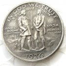 1936 Daniel Boone Bicentennial commemorate half dollar copy coin
