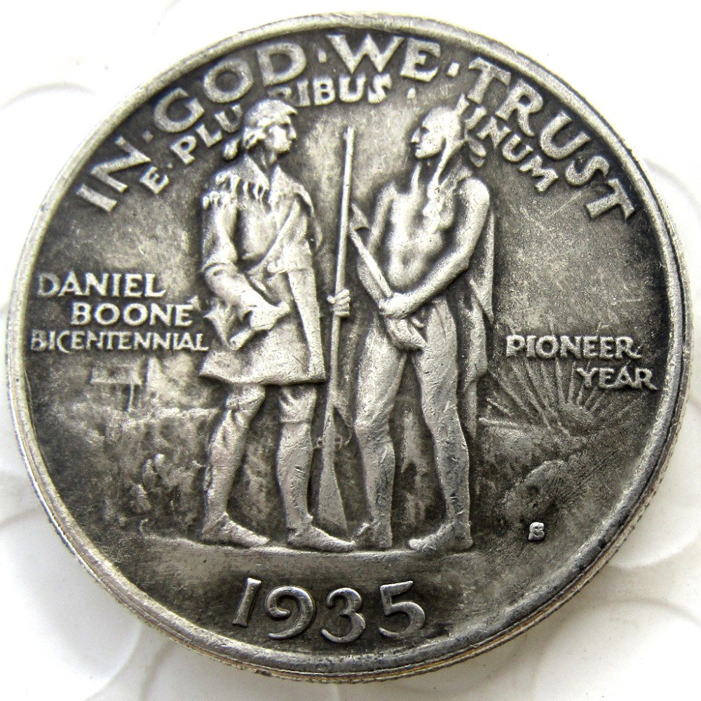 1935S Daniel Boone Bicentennial commemorate half dollar copy coin