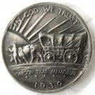 1939D OREGON TRAIL COMMEMORATIVE HALF DOLLARS COPY COIN