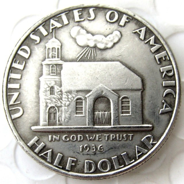 US 1936 Delaware Commemorative Half Dollar Copy Coin