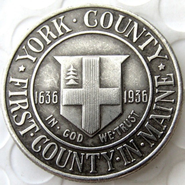 1936 YORK COMMEMORATIVE HALF DOLLAR Dollars Copy Coin