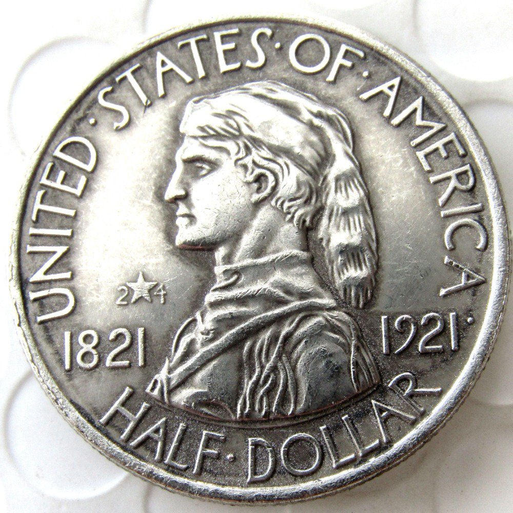 US 1921 2*4 Missouri Commemorative Half Dollar Copy Coin