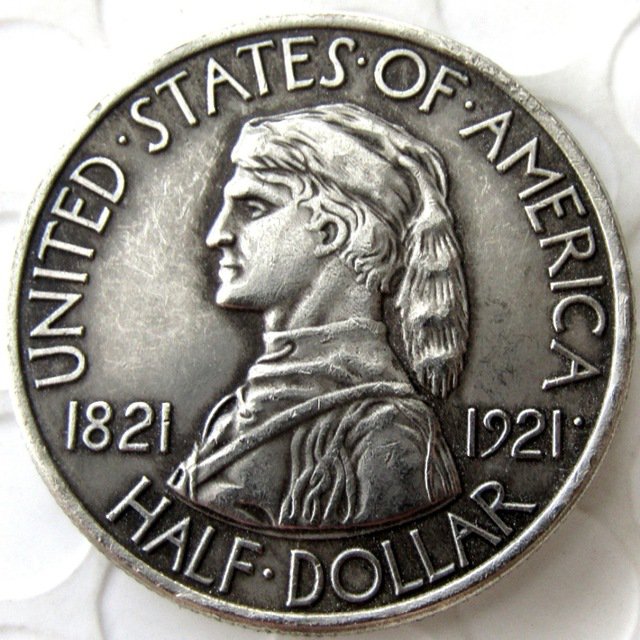 US 1921 Missouri Commemorative Half Dollar Copy Coin