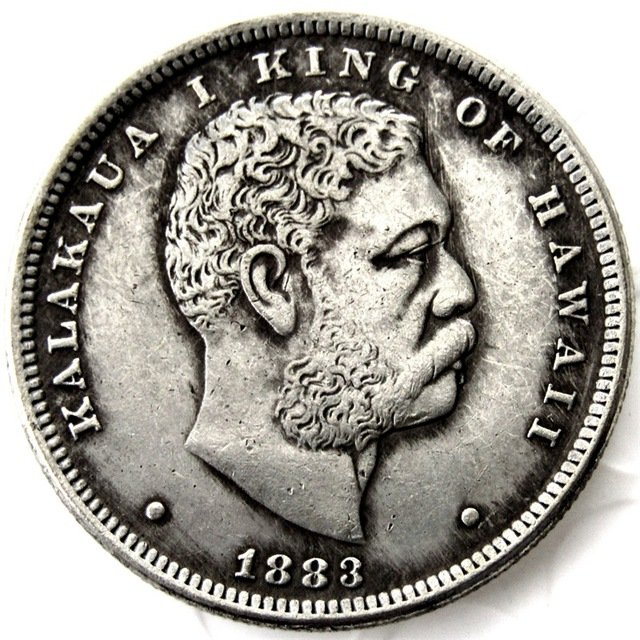 1883 1/2D Hawaii CHOICE AU Copy coins